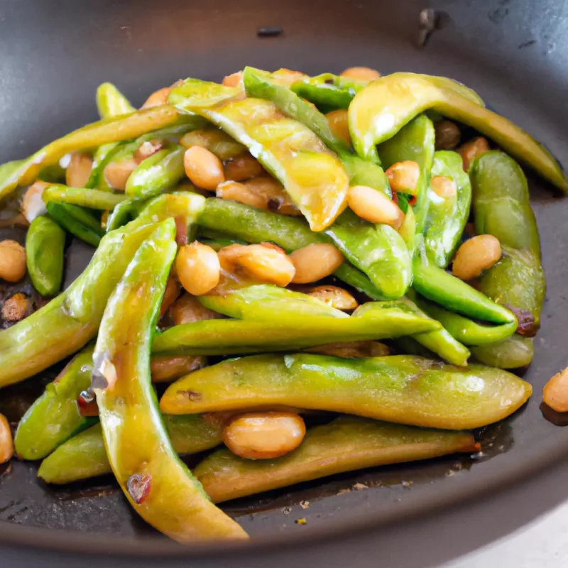 Bohnenstangen mit Knoblauch – vegan – vegan