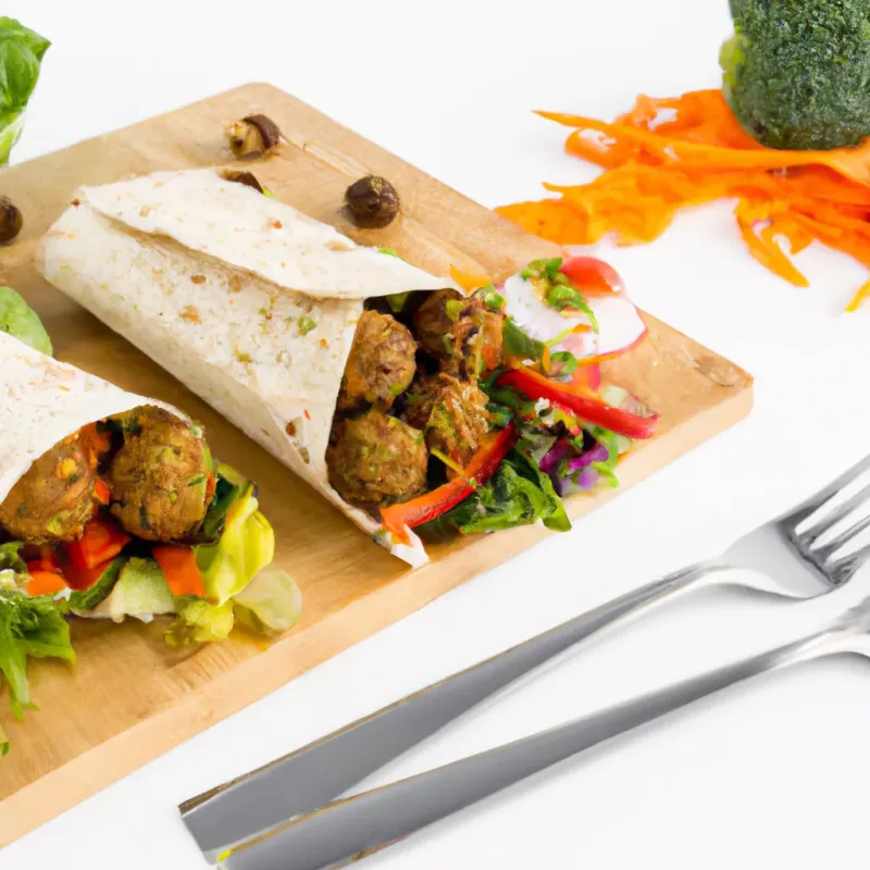 Falafel-Wrap – vegan – vegan