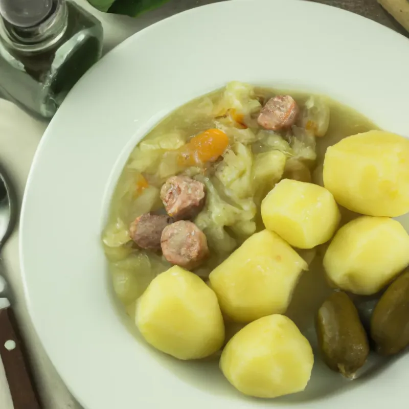 Portugiesische Kartoffel- und Grünkohlsuppe – vegan – vegan