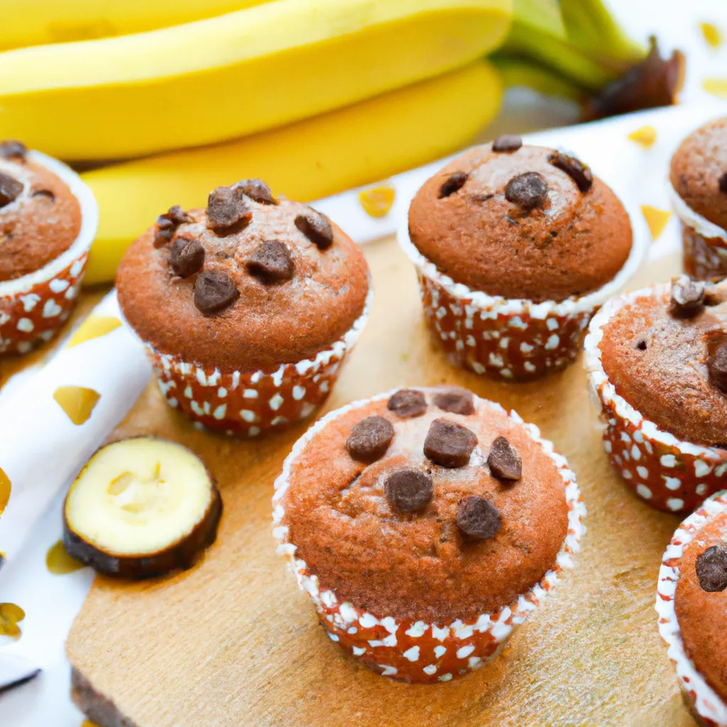 Bananen-Schokoladen-Cupcakes – vegan