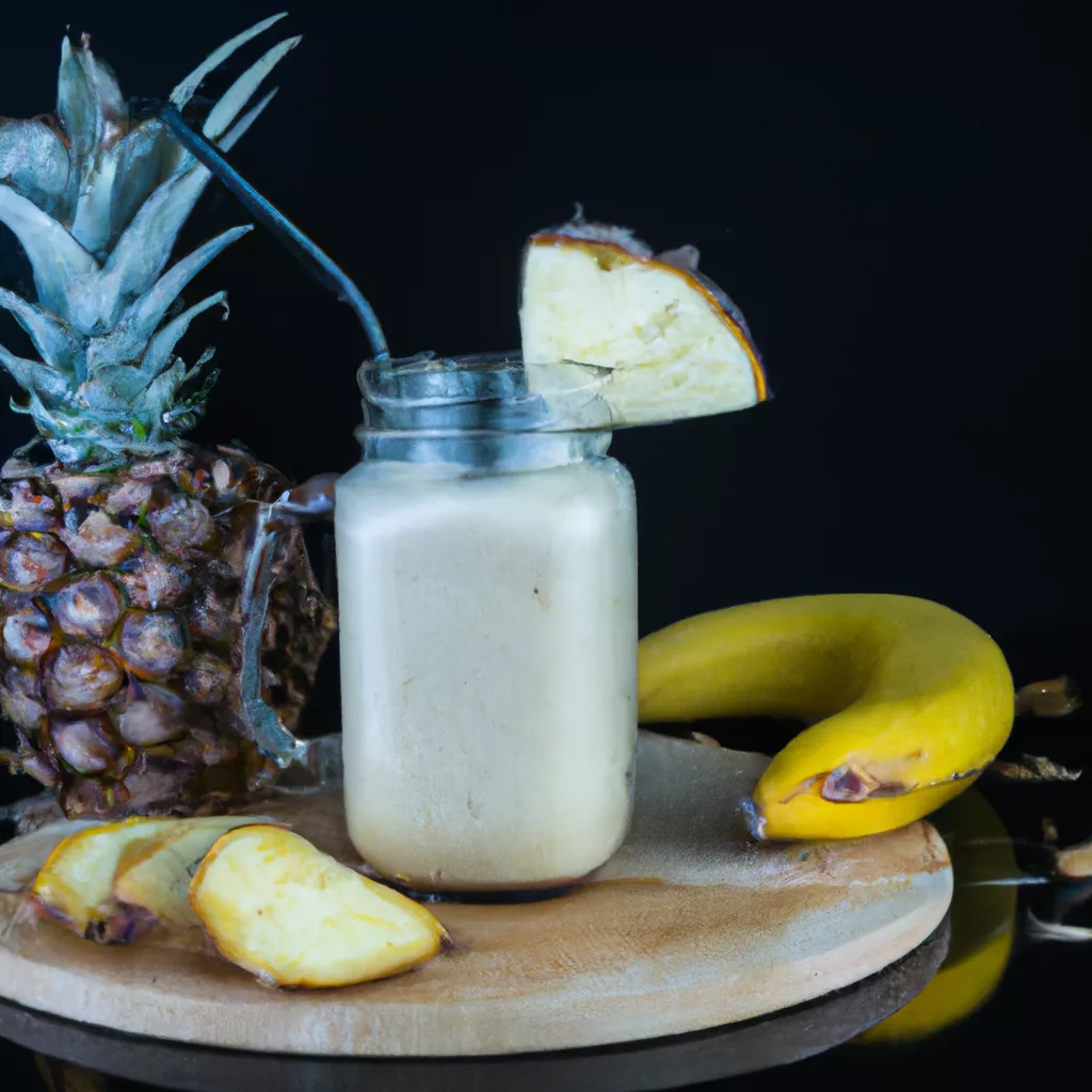 Kokos-Ananas-Smoothie
– vegan
