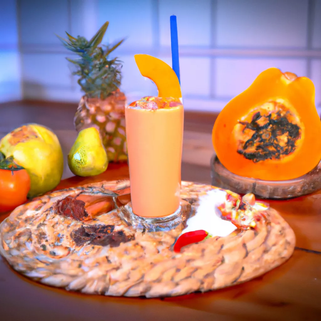 Papaya-Kokosnuss-Smoothie
 – vegan
