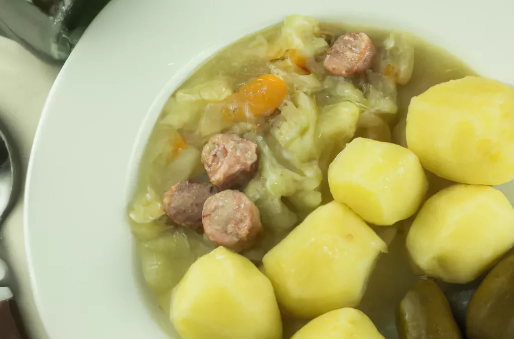 Portugiesische Kartoffel- und Grünkohlsuppe – vegan