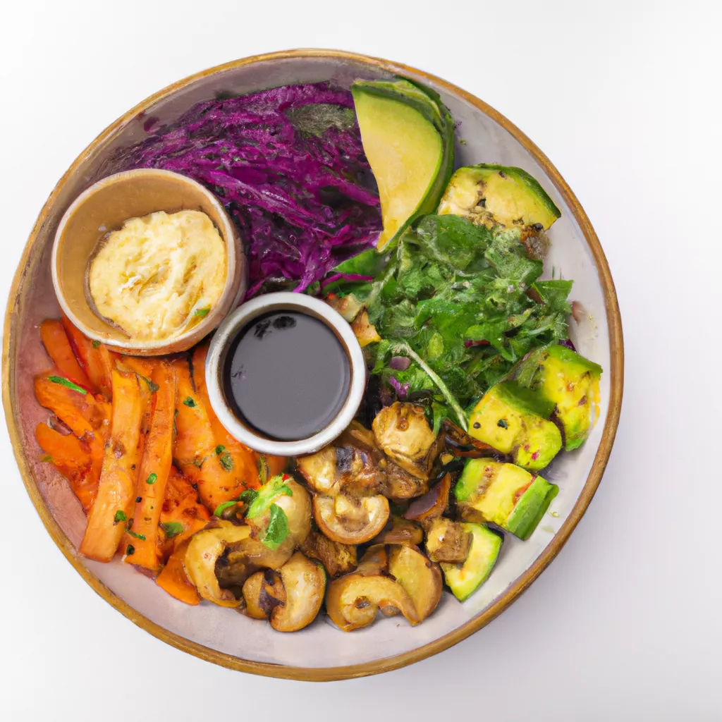 Roasted Veggie Bowl – vegan