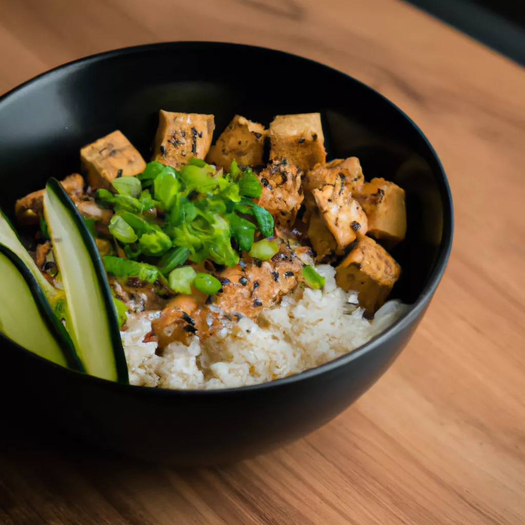 Teriyaki Tofu Bowl – vegan