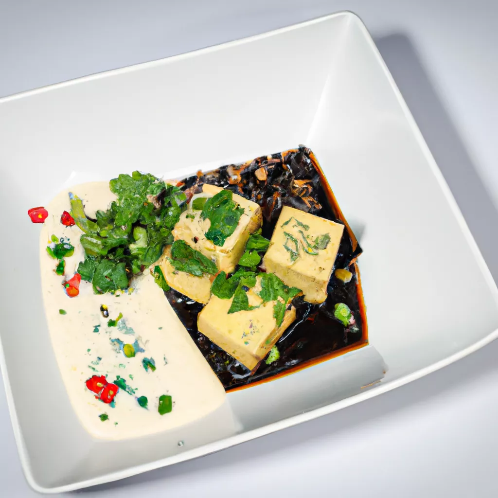 Tofu mit schwarzer Bohnensauce – vegan