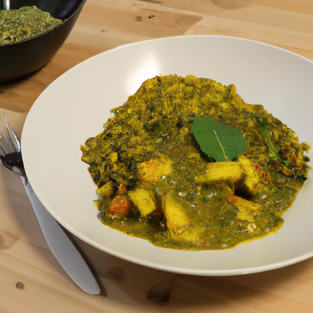 Veganes Linsen-Kokos-Curry mit Spinat