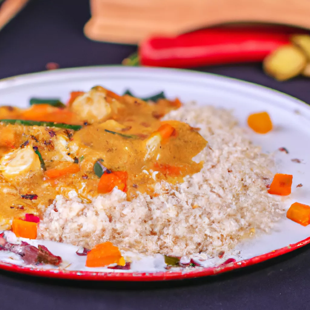 Veganes Quinoa-Kokos-Curry mit Kichererbsen