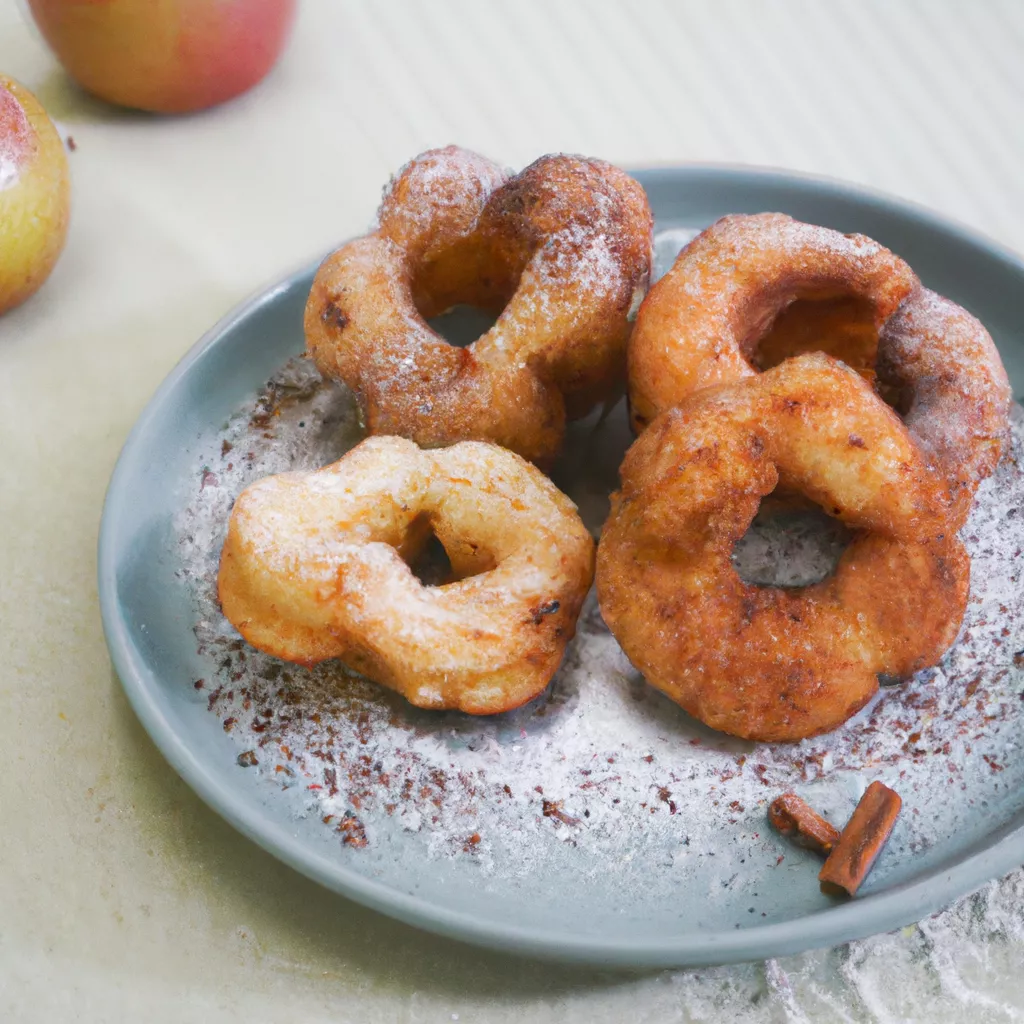 Apfel-Zimt-Donuts – vegan