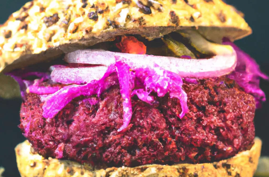 Bulgur-Rote-Bete-Burger – vegan