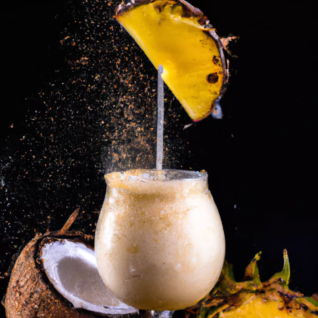 Kokosnuss-Ananas-Shake – vegan