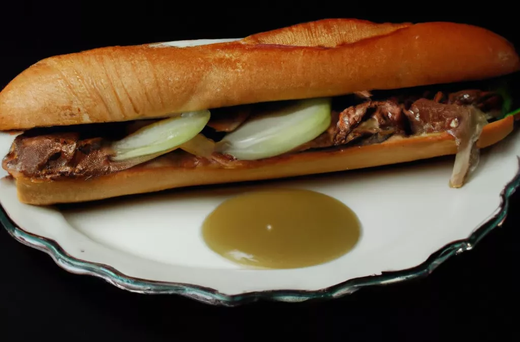 French Dip – Sandwich – vegan