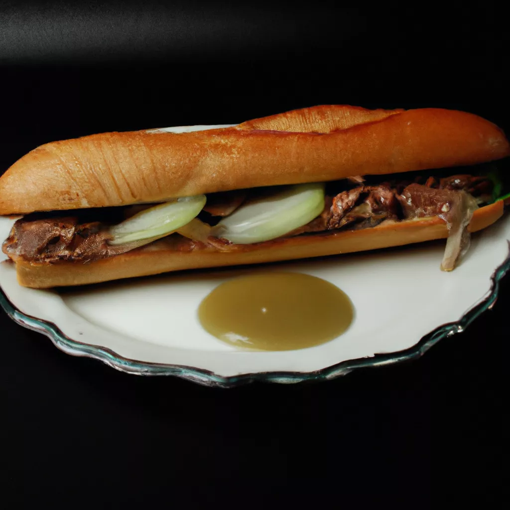 French Dip – Sandwich – vegan