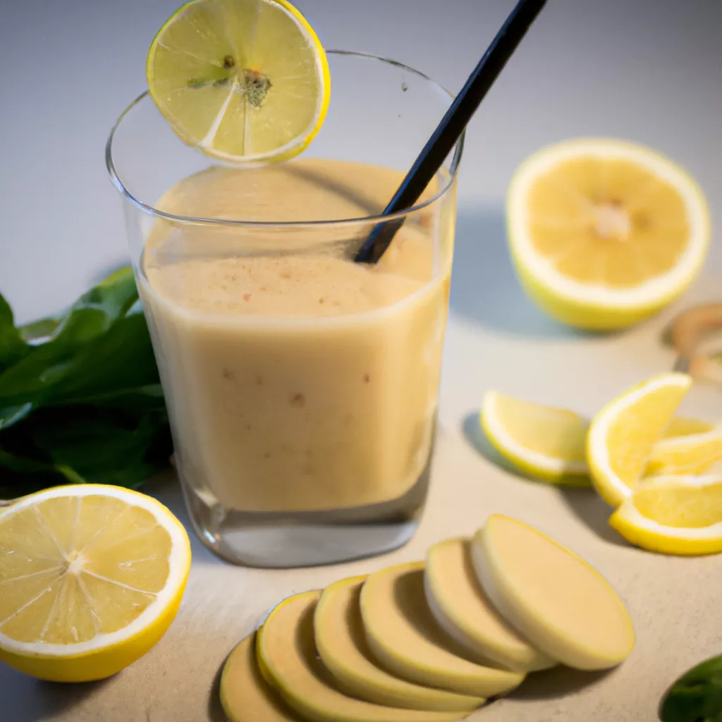 Ingwer-Zitronen-Smoothie
– vegan