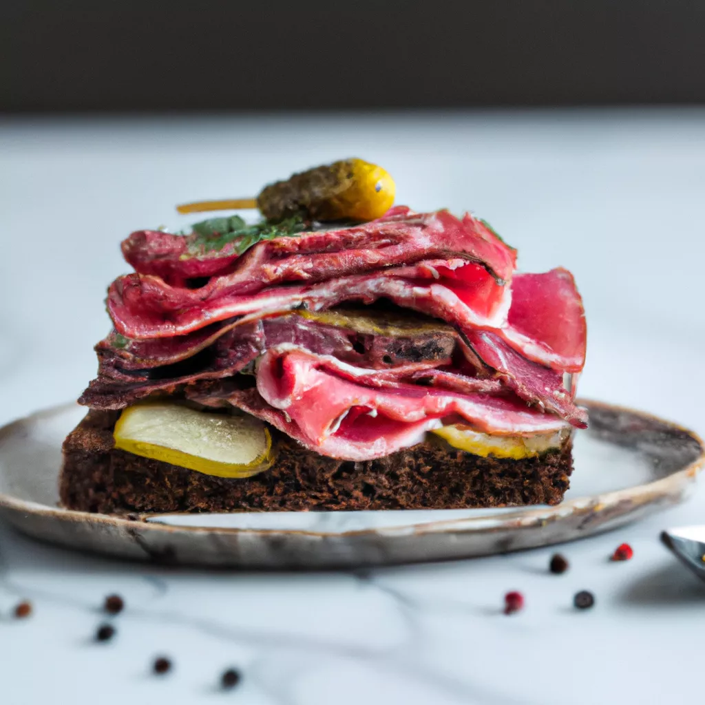 Pastrami on Rye – Sandwich – vegan