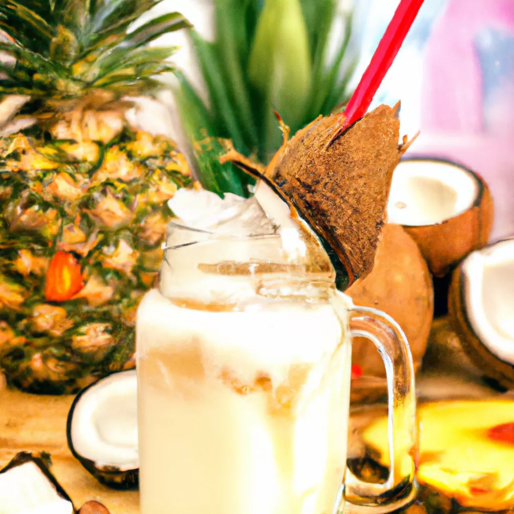 Ananas-Kokosnuss-Shake – vegan