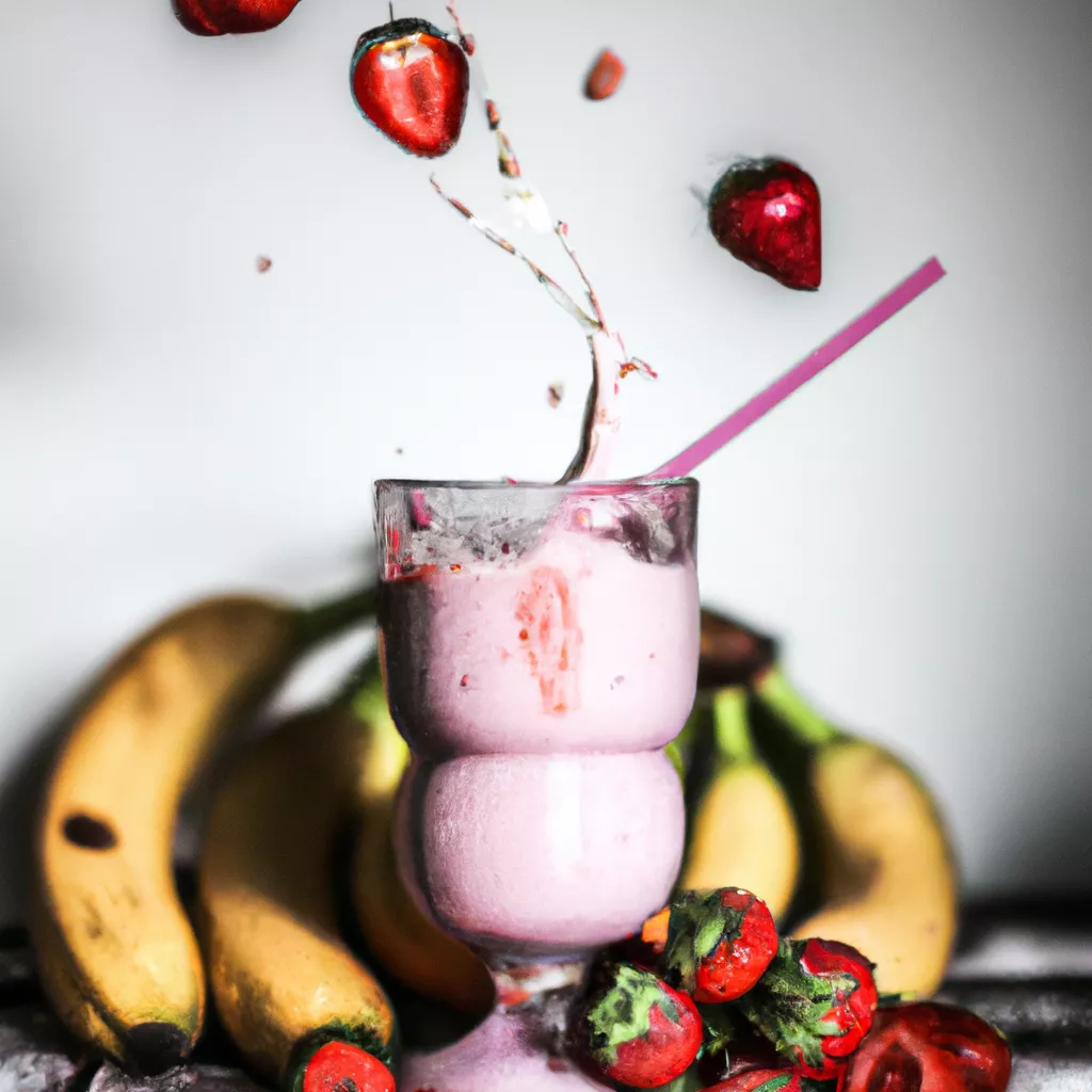 Erdbeere-Bananen-Shake – vegan