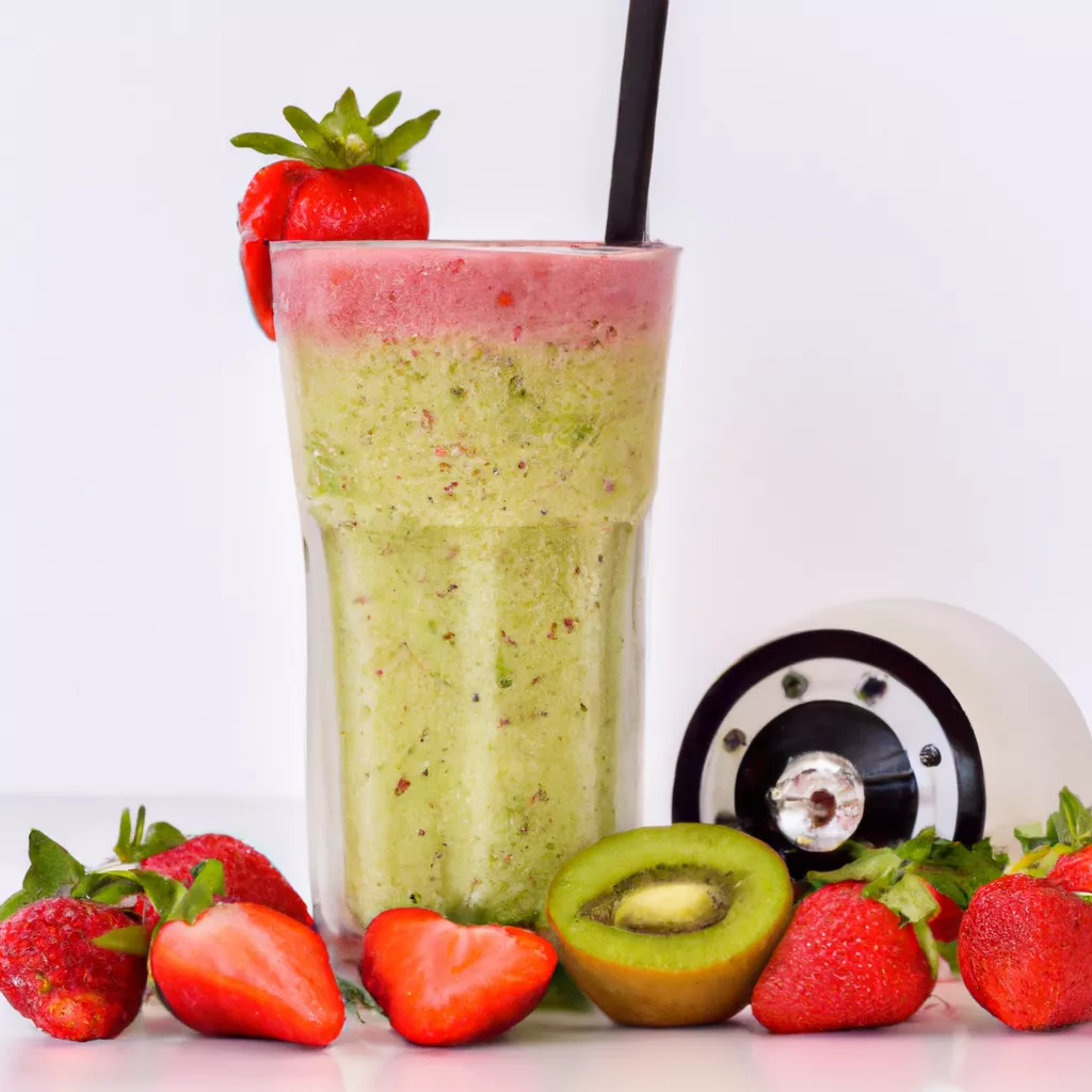 Erdbeere-Kiwi-Shake – vegan