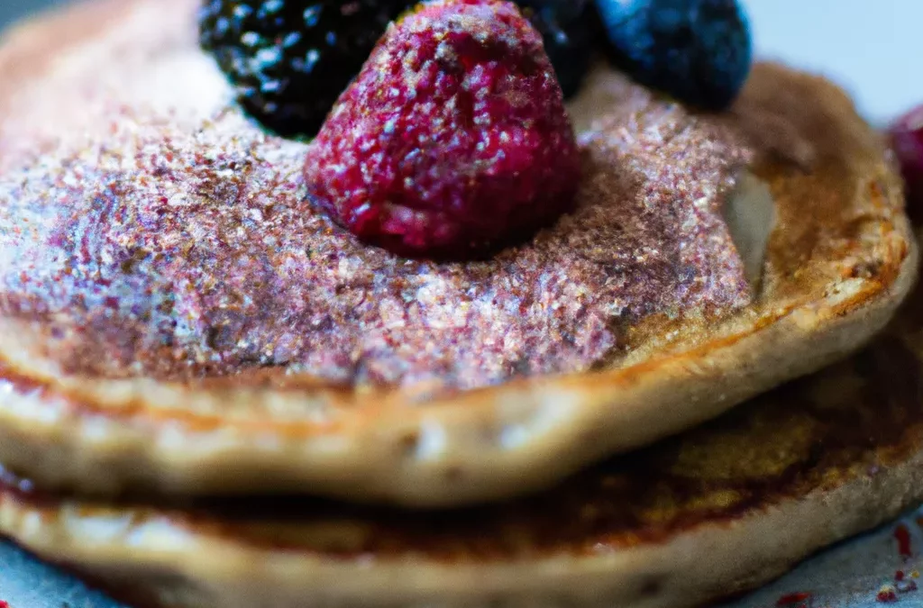 Vegane Blaubeer-Pancakes