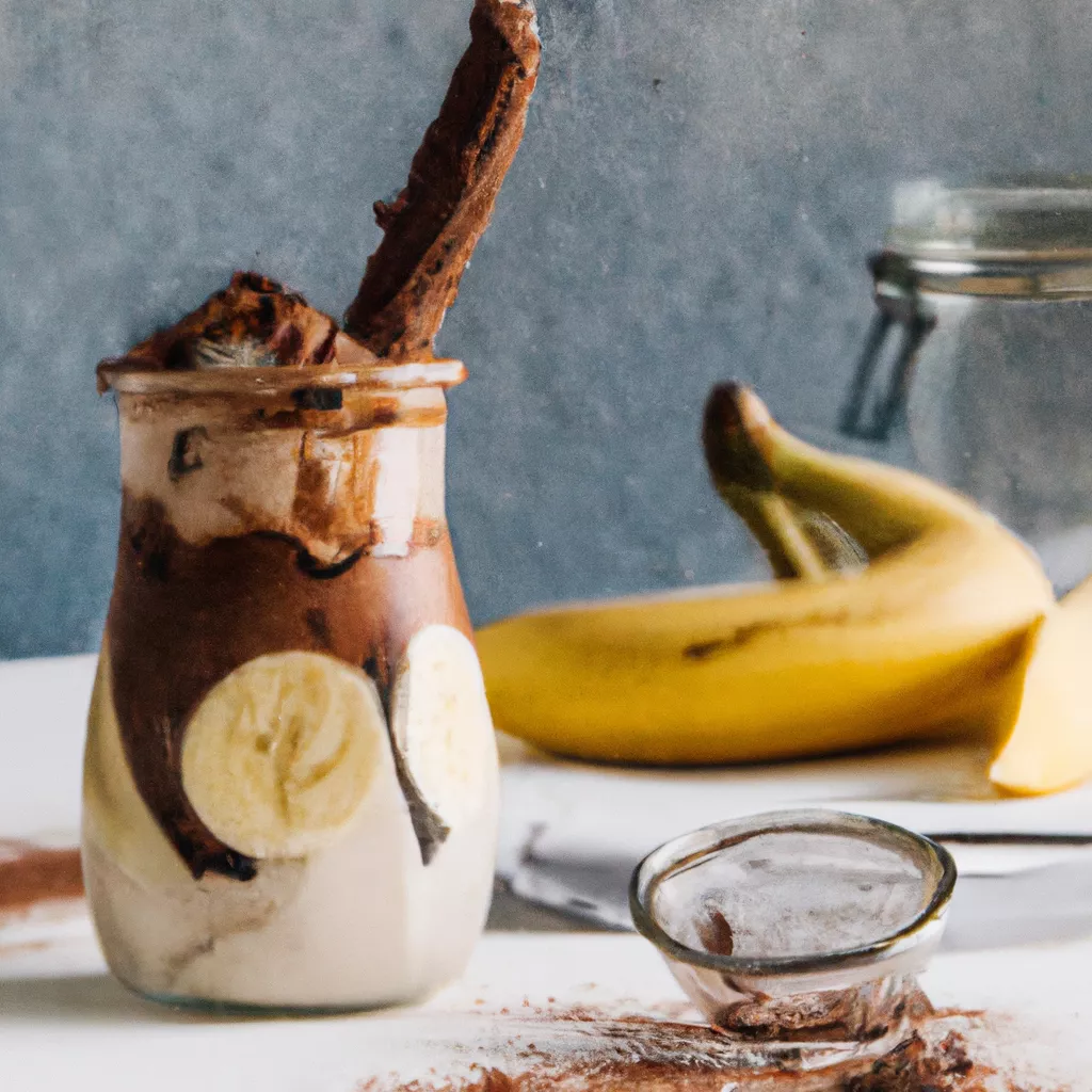 Veganes Erdnussbutter-Schoko-Bananen-Eis