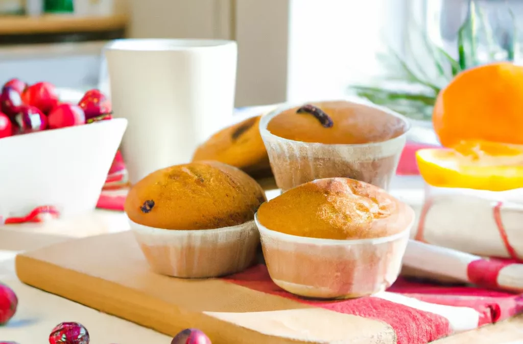 Cranberry-Orangen-Muffins – vegan