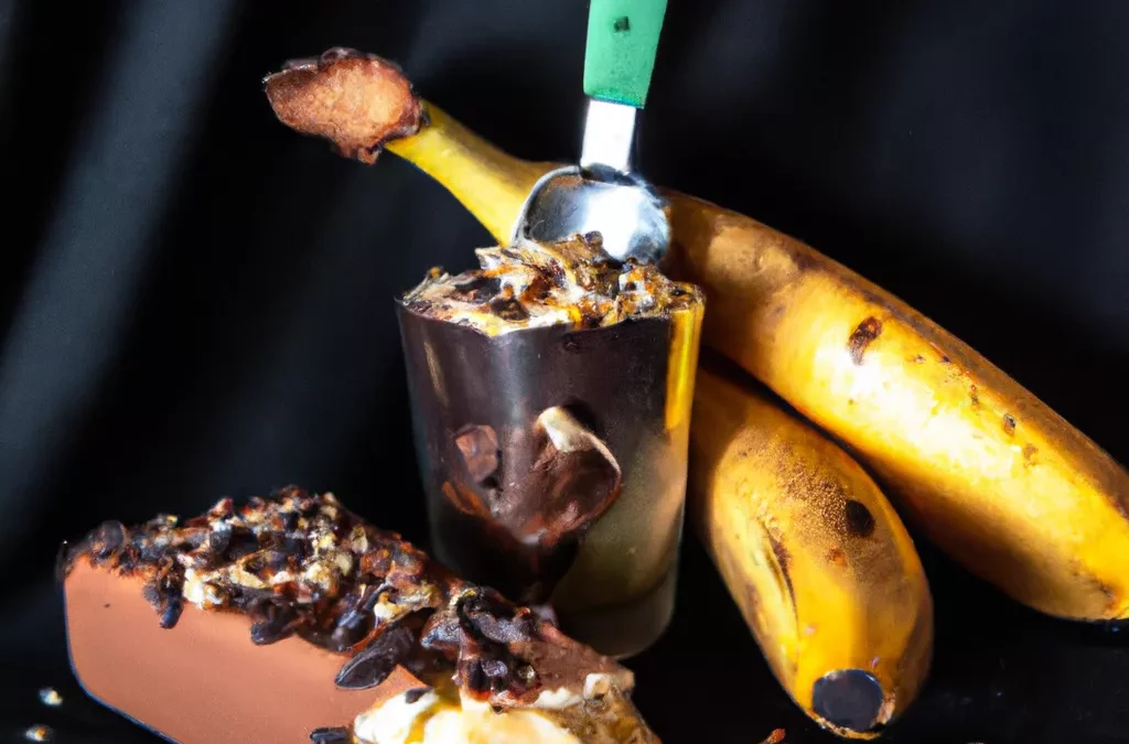 Veganes Bananen-Erdnussbutter-Eis