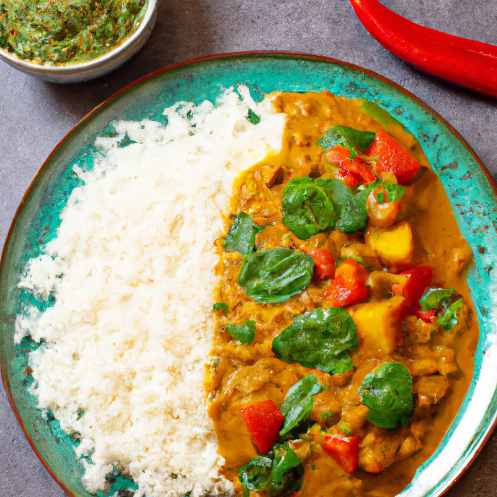 Kichererbsen-Spinat-Curry – vegan