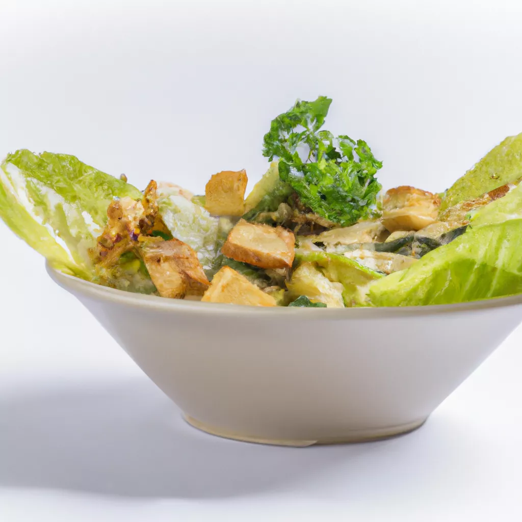Vegane Caesar-Salat-Bowl