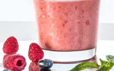 Himbeer-Minz – Smoothie
 – vegan